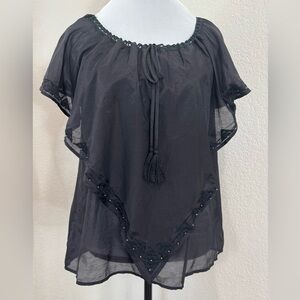 NWT-Elegant Black Women's Top